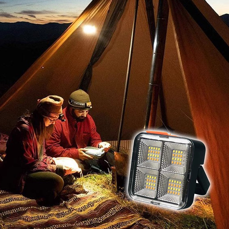☀️ Soluppladdningsbar LED-arbetslampa