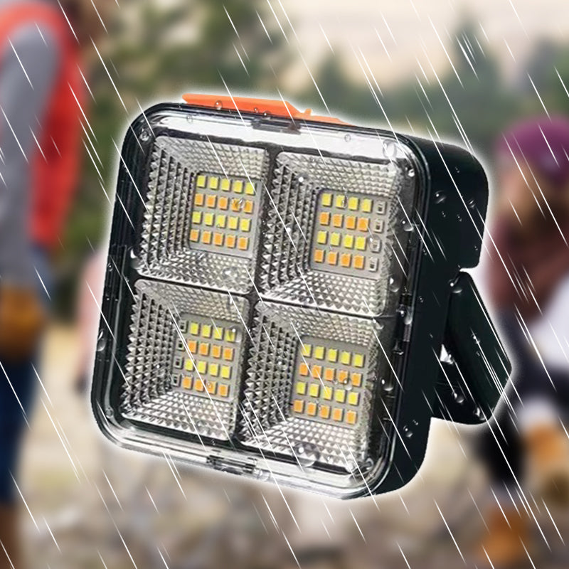☀️ Soluppladdningsbar LED-arbetslampa