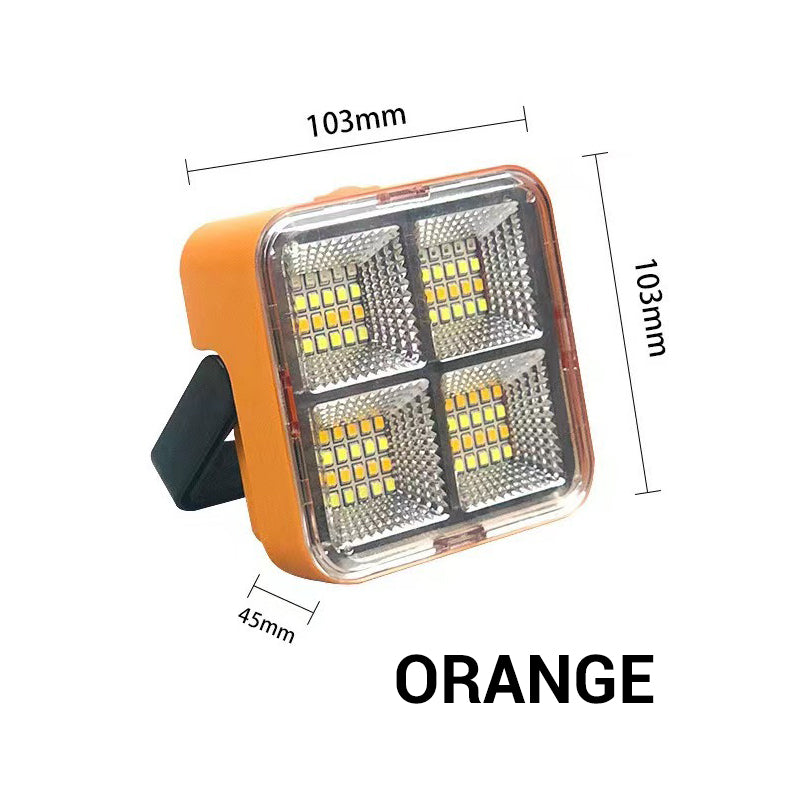 ☀️ Soluppladdningsbar LED-arbetslampa