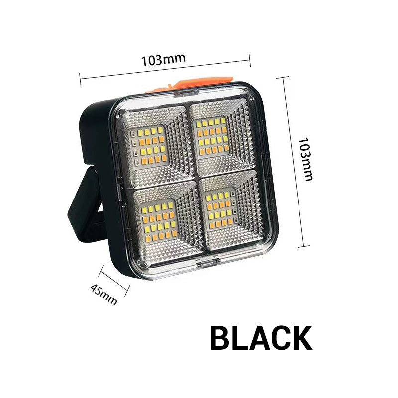 ☀️ Soluppladdningsbar LED-arbetslampa