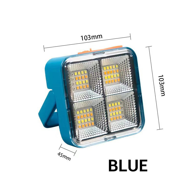☀️ Soluppladdningsbar LED-arbetslampa
