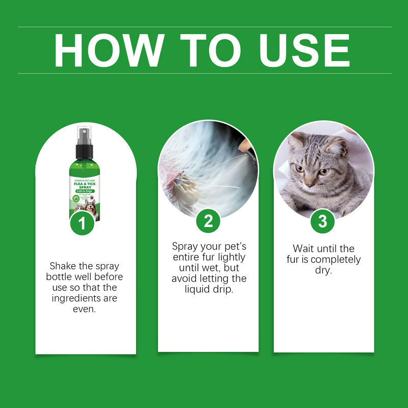 🐶🐱Naturlig Lopp- & Fästingspray