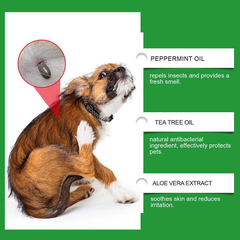 🐶🐱Naturlig Lopp- & Fästingspray