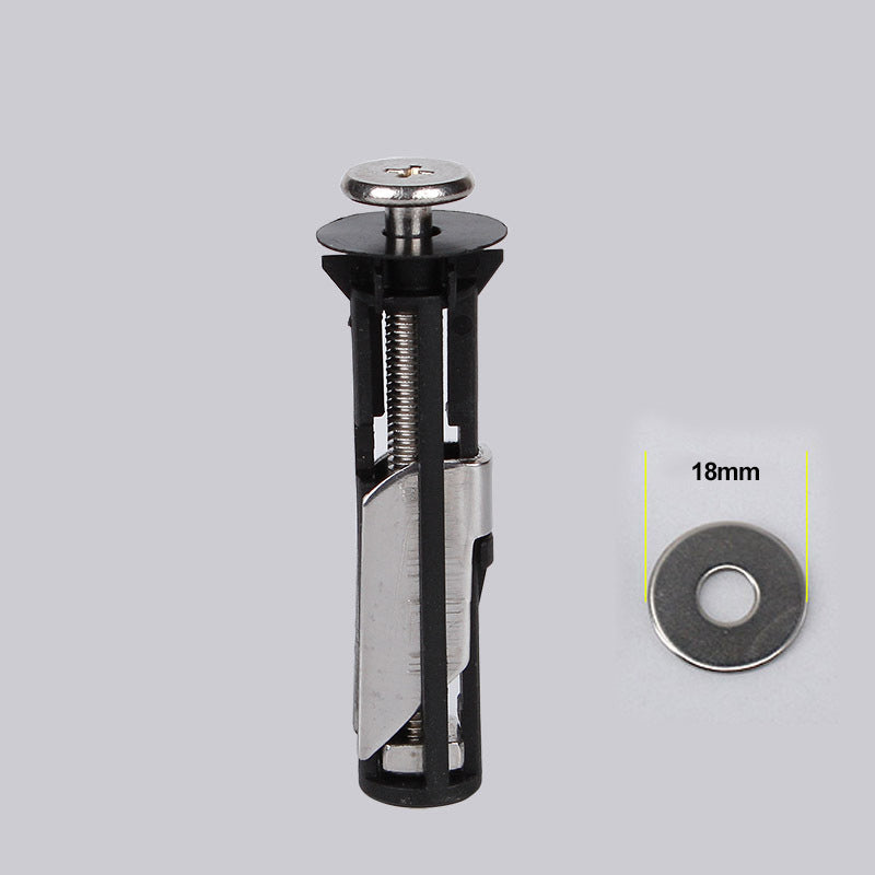 Bultsats för kraftiga fästanordningar för toalettstol