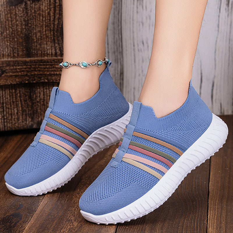 👟 50% RABATT 🌬️ | Mesh Slip-On Sneakers – Andningsbar & Fotvalvsstöd