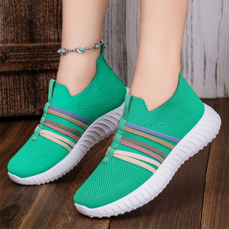 👟 50% RABATT 🌬️ | Mesh Slip-On Sneakers – Andningsbar & Fotvalvsstöd