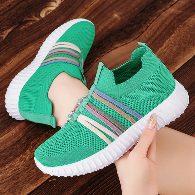 👟 50% RABATT 🌬️ | Mesh Slip-On Sneakers – Andningsbar & Fotvalvsstöd