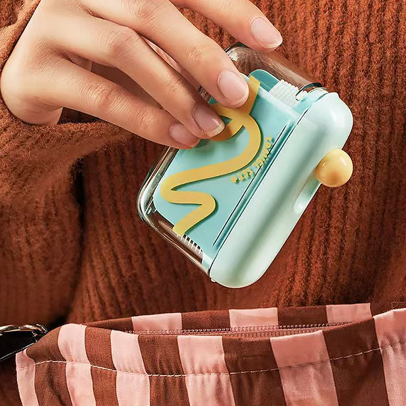 Automatisk pop-up tandtrådsdispenser med förvaring