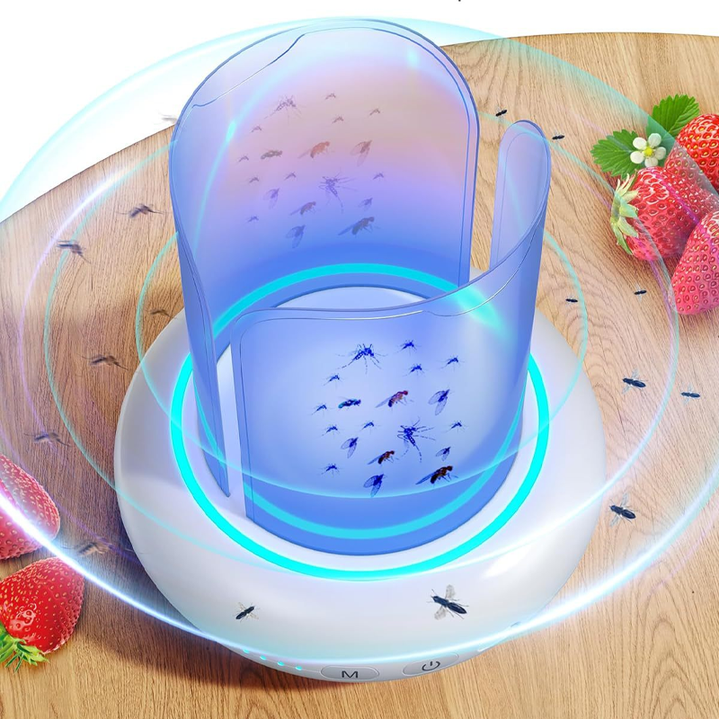 ☀️ Sommarrea – Upp till 60 % rabatt 🍉360° UV-LED-lampa för att fånga myggor och flugor