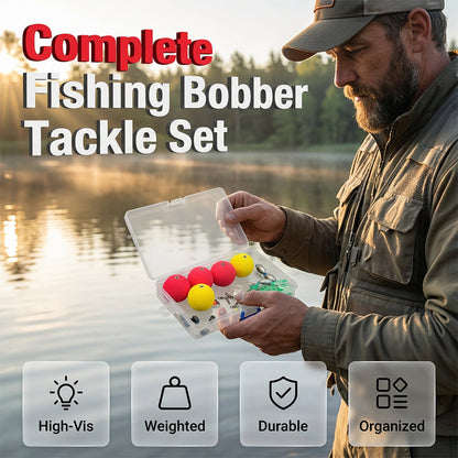 Komplett riggkit med fiskeflöten och sänken