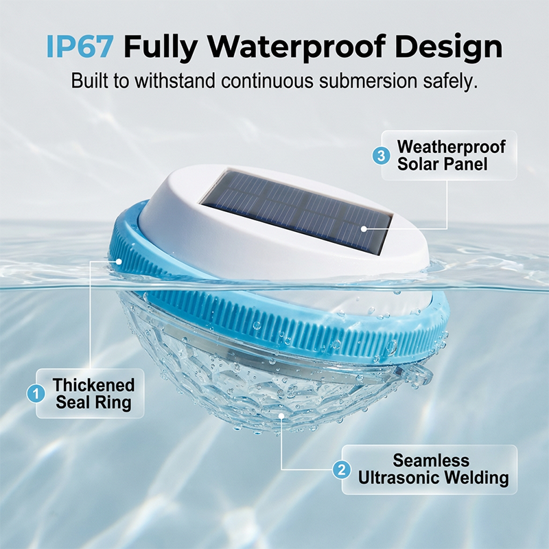 📉 Priset har sänkts! Passa på innan den tar slut 🏃‍♂️ LED solcellsdriven flytande poollampa