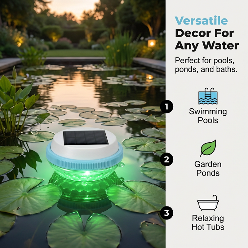 📉 Priset har sänkts! Passa på innan den tar slut 🏃‍♂️ LED solcellsdriven flytande poollampa
