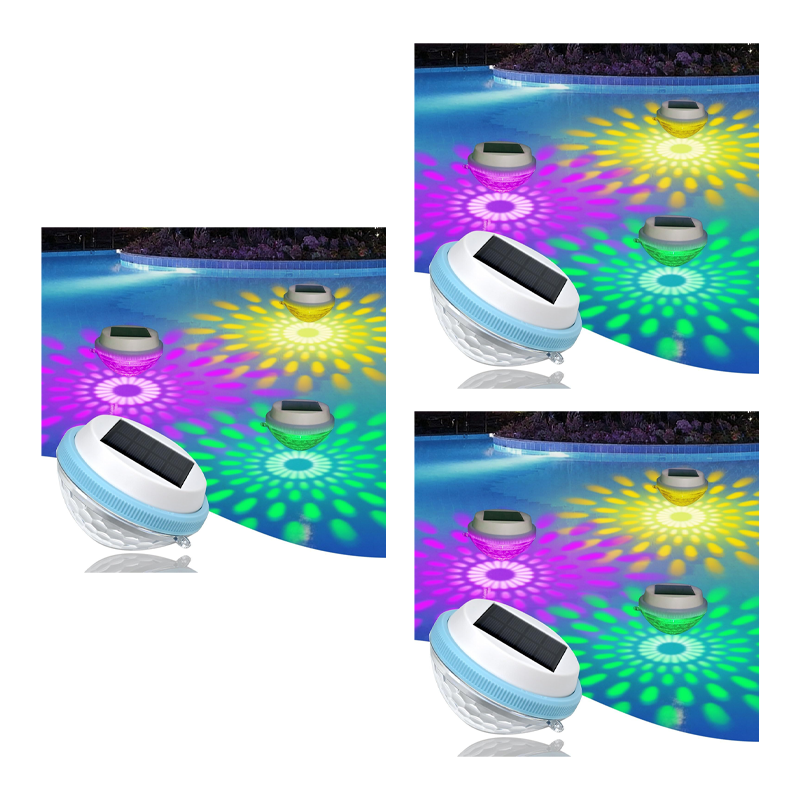 📉 Priset har sänkts! Passa på innan den tar slut 🏃‍♂️ LED solcellsdriven flytande poollampa