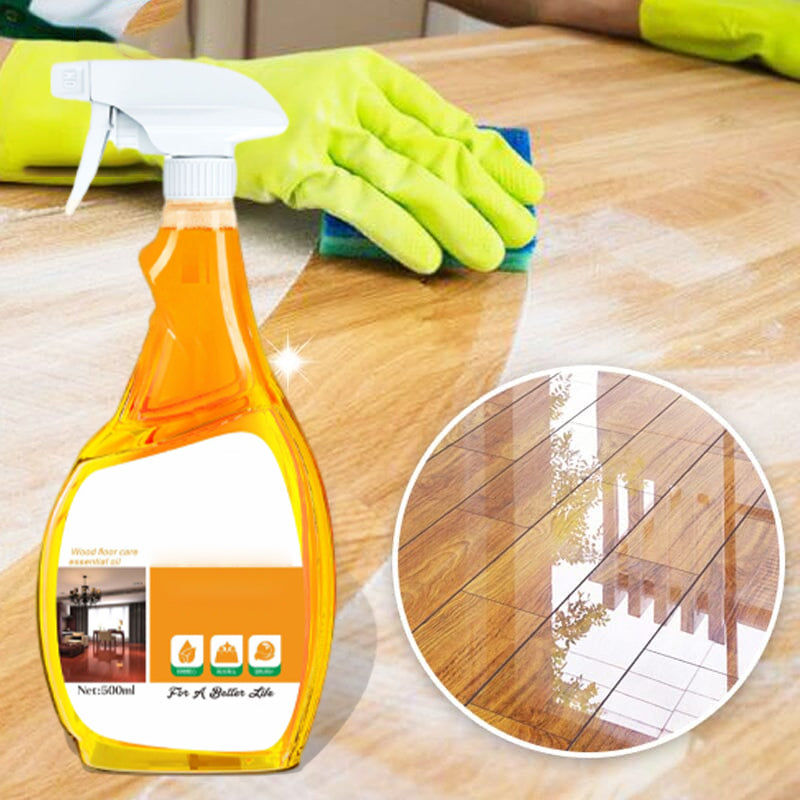 Mapeelow®ScratchErase bivaxspray för trägolv – rengör, återställer glans och tar bort repor