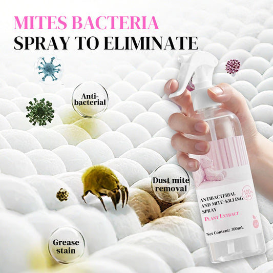 Antibakteriell och kvalsterbekämpande spray med växtextrakt