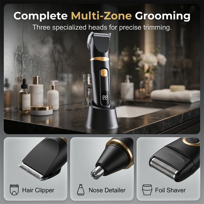 💈 3-i-1 elektriskt grooming-set för män & kvinnor