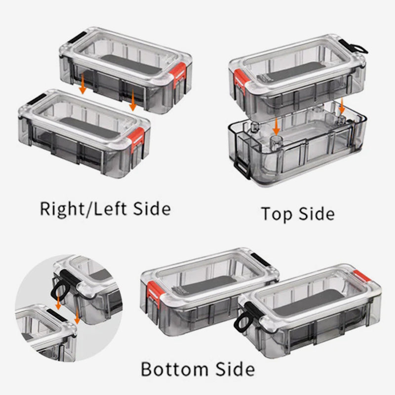 [Gift For Fishing Enthusiasts] Small Removable Freely Assemble Fishing Tackle Storage Box