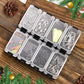 [Gift For Fishing Enthusiasts] Small Removable Freely Assemble Fishing Tackle Storage Box