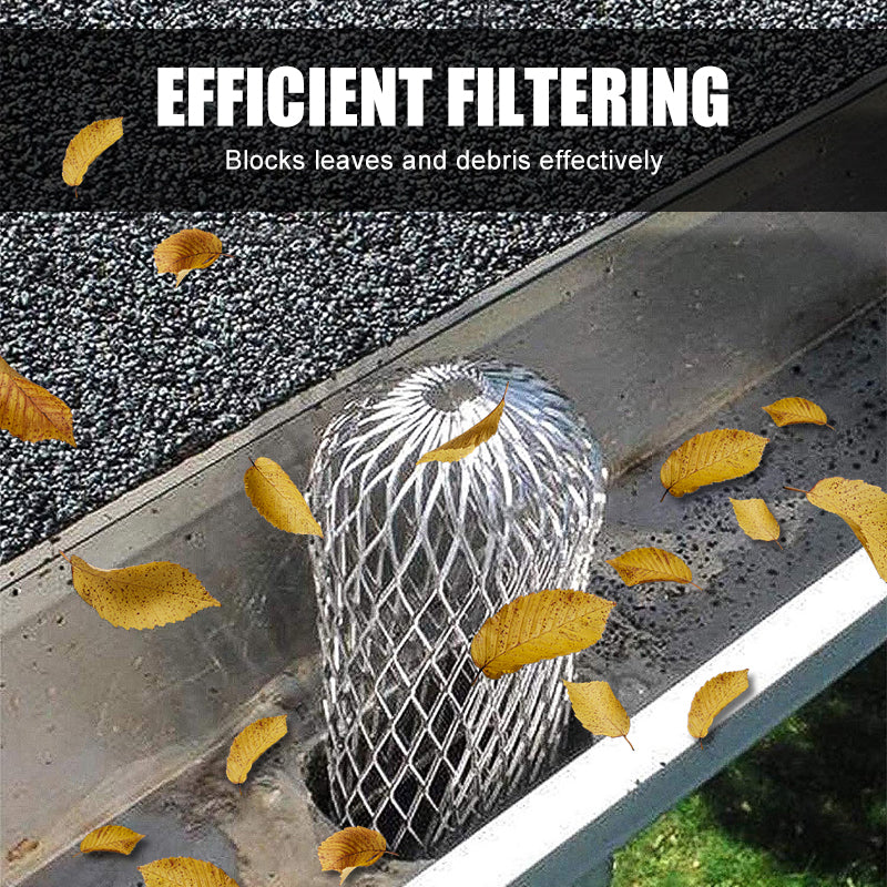 🍂 50% RABATT NU! 🏠 Hållbara Skyddsgaller för Stuprör – Aluminiumlegering, Korrosionsbeständig & Enkel Att Montera – Blockerar Löv & Skräp ✨