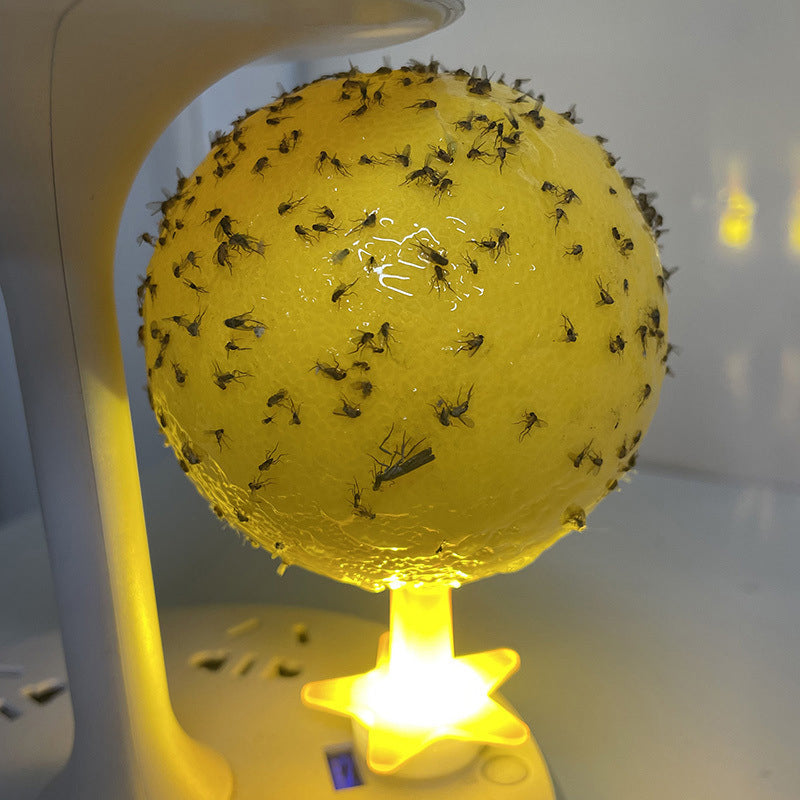 Insektsfälla Klisterboll för Bananflugor med Stativ och LED-ljus