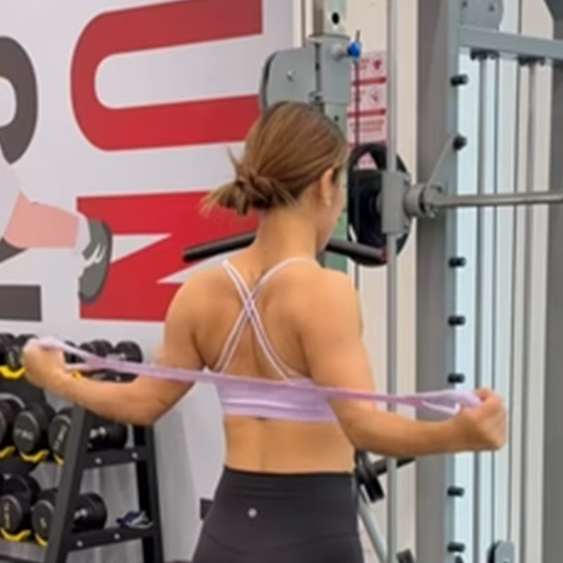 Ergonomiskt Hållningsband – Dubbelloop, Hållbart Silikon för Rygg- & Skulderträning 🏋️‍♀️
