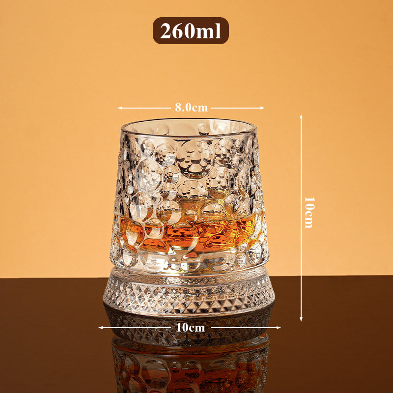 Unikt roterande dricksglas | ✨ Visuellt spektakulärt | 🎁 Perfekt present till whiskyälskare 🥃