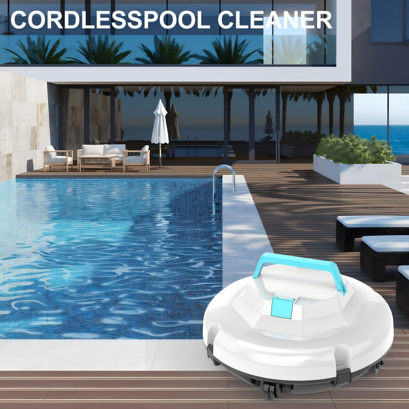 🤖50 % RABATT🌊 Trådlös poolrobot | Kraftfull sugkraft · Intelligent navigering · Start med ett knapptryck · Lätt att ta ut filterkorg