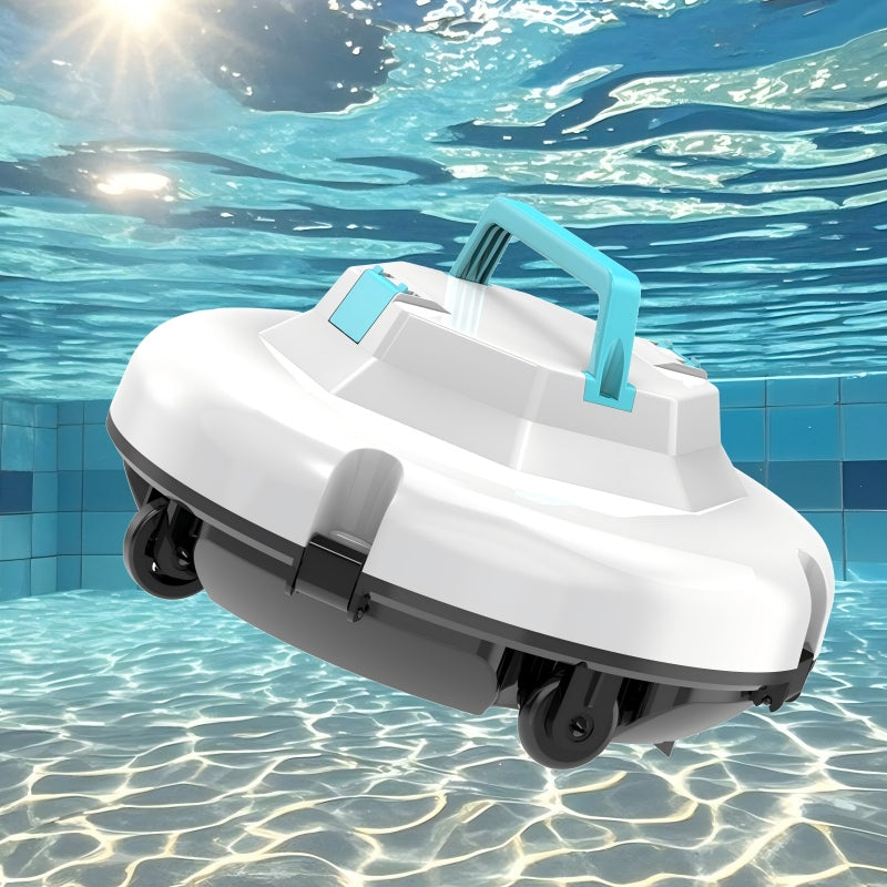 🤖50 % RABATT🌊 Trådlös poolrobot | Kraftfull sugkraft · Intelligent navigering · Start med ett knapptryck · Lätt att ta ut filterkorg