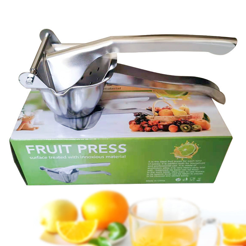 Manuell juicepress i aluminiumlegering för hushållsbruk