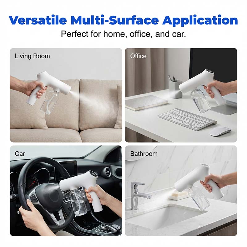 🥳2026 HETT ERBJUDANDE🥳💞50K+ SÅLDA!🚗🏠 50% RABATT! Sladdlös nano-spraypistol – justerbar dimma, inget sladdkrångel. Perfekt för desinfektion och dammtorkning. Ett måste för städningen! 🔫🌿