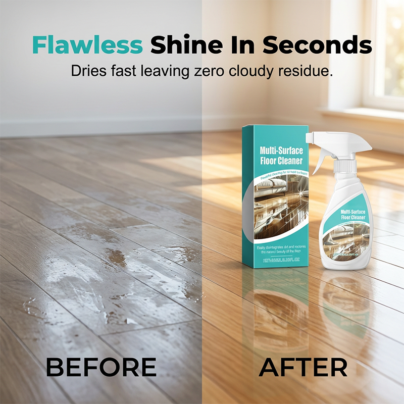 Multifunktionell golvrengöringsspray