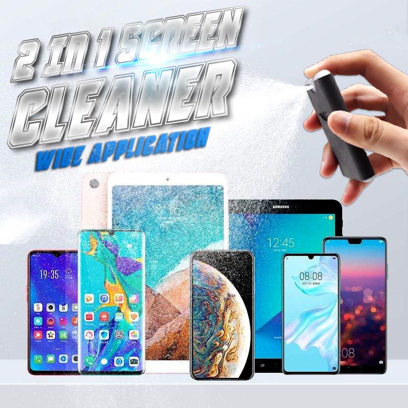 📢 KÖP 2 FÅ 1 GRATIS! 🧼 2-i-1 skärmrengörare & mikrofiberduk