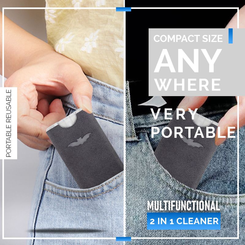 📢 KÖP 2 FÅ 1 GRATIS! 🧼 2-i-1 skärmrengörare & mikrofiberduk