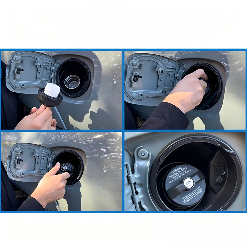 🔒【Säkerhet】 Låslock för bränsletank | Enkel installation | För direktmontering
