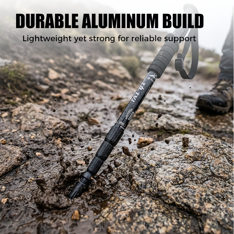 📢📢 60% RABATT!! ⏰ Justerbar vandringsstav i aluminium