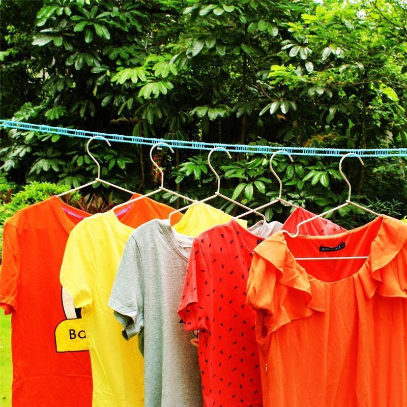 💥 KÖP 1 FÅ 1 GRATIS 🔗 Vindtät halkfri tvättlina 👕 Slipp tvättkaos i blåst 🌬️