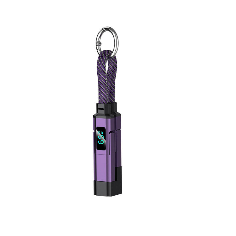 🔥HOT SALE50% RABATT🔥4-i-1 Nyckelringsladdkabel med digital display