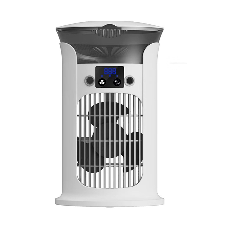❄️ 50% RABATT | 3-i-1 Luftkylare för skrivbordet 💧 Portabel dimkylare med LED-nattlampa