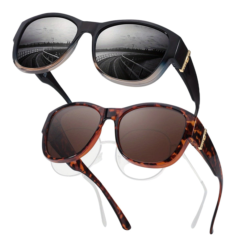 Stora Solglasögon att Bära Över Glasögon för Kvinnor 🕶️☀️
