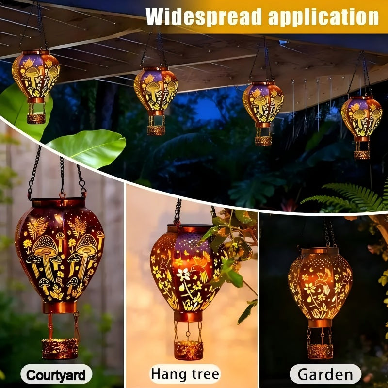 Soldriven luftballonglampa