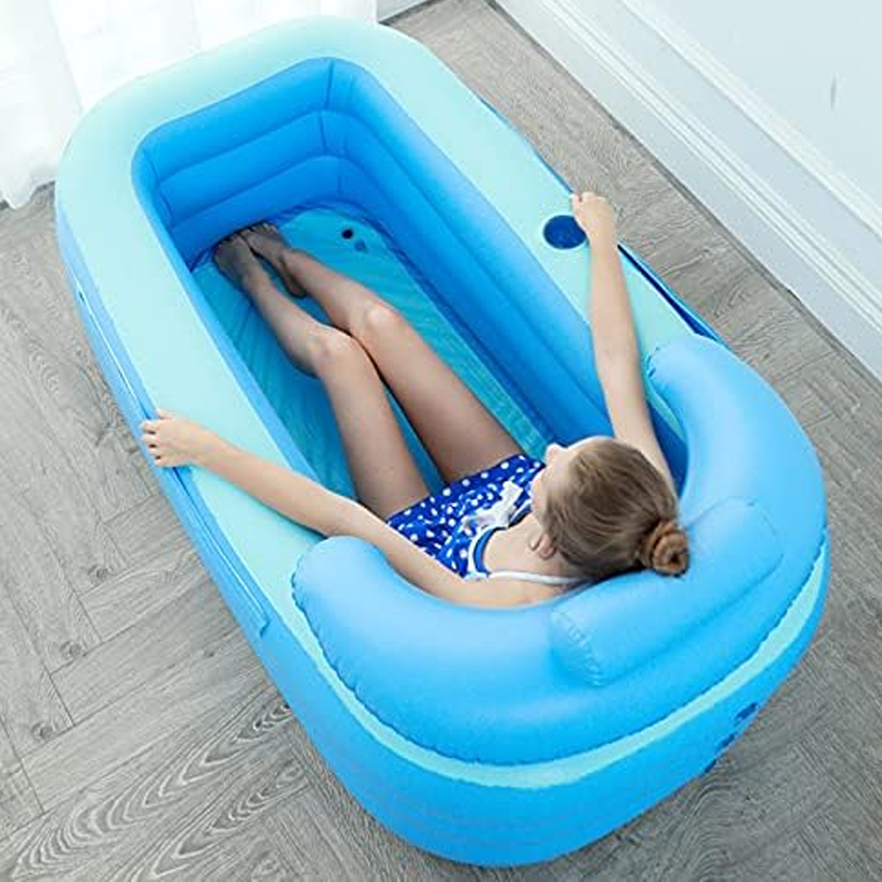 🛀✨ 50% RABATT! Uppblåsbart badkar för vuxna – portabel wellness-oas för trädgård, balkong eller hem 💧