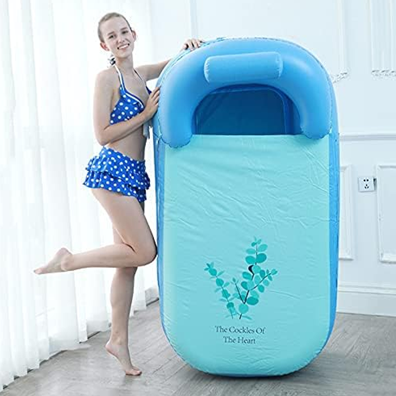 🛀✨ 50% RABATT! Uppblåsbart badkar för vuxna – portabel wellness-oas för trädgård, balkong eller hem 💧