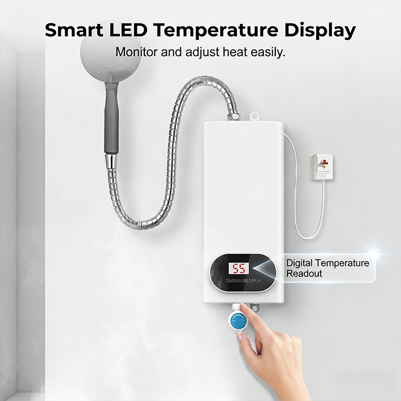 ⚡ Kompakt elektrisk genomströmningsberedare | 3500 W