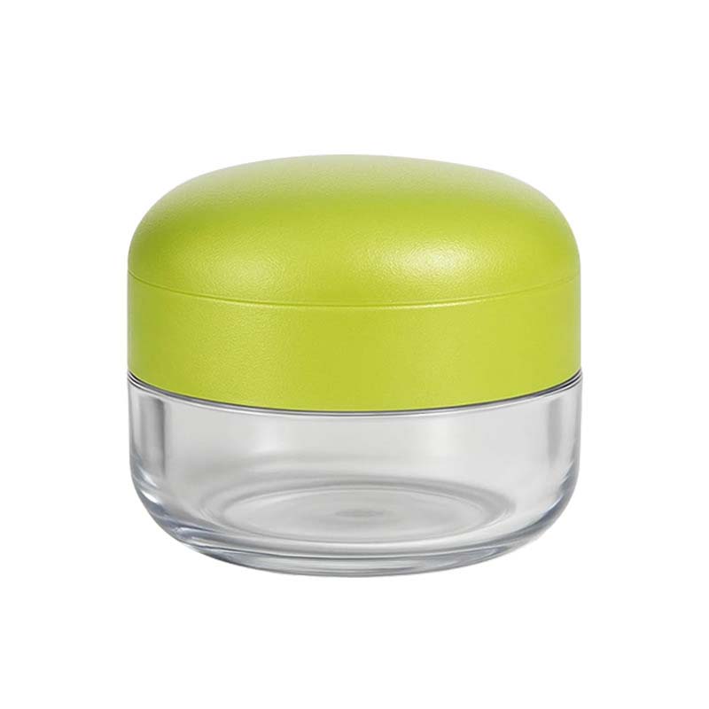 ❄️ Sommarfräscht 50 % rabatt! ✨ Mini vitlökspress med uppsamlingsbehållare – kompakt manuell hackare för vitlök, ingefära, schalottenlök och chili