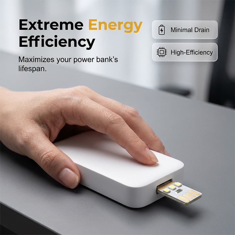 🔥50% RABATT NU💡 Mini bärbar USB LED-nattlampa ✨ Mjukt behagligt ljus, kompakt storlek, perfekt för sovrum, resor, skrivbord och nattliga besök till badrummet