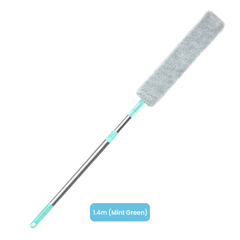 ⏳🔥TIDSBEGRÄNSAT 50% RABATT! ⏰Flexibel mikrofiberdammvippa – Lång skaft, böjbart huvud, återanvändbar
