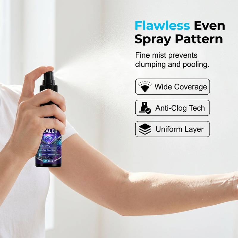 💎✨ Förseglingsspray för diamantmålning – håller stenarna på plats, glansig finish, snabbtorkande och hållbar