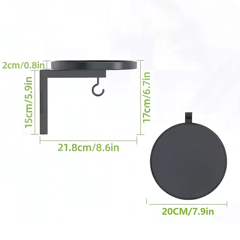 🐦💧 50% RABATT! Väggmonterat fågelbad i metall – väderbeständigt, lätt att rengöra & perfekt för trädgård, balkong & terrass 🌿