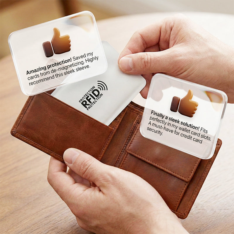 RFID-blockerande fodral för kreditkort