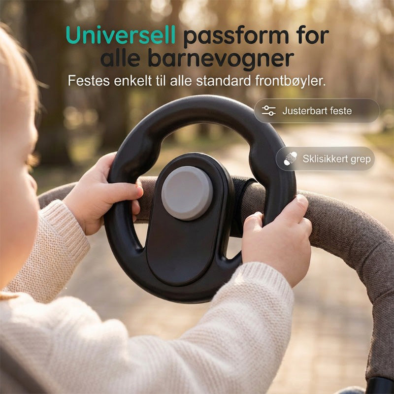 Leksaksratt för barnvagn med fästrem